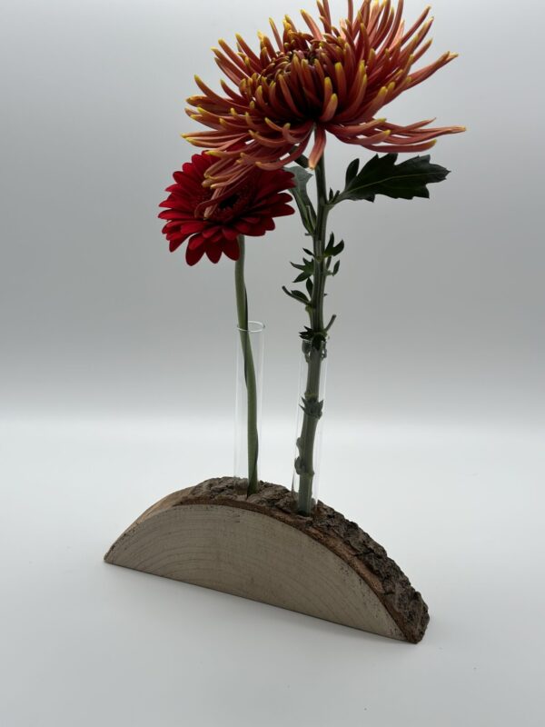 Blumen- & Kartenhalterung, 2 x Glas – Bild 2