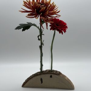 Blumen- & Kartenhalterung, 2 x Glas