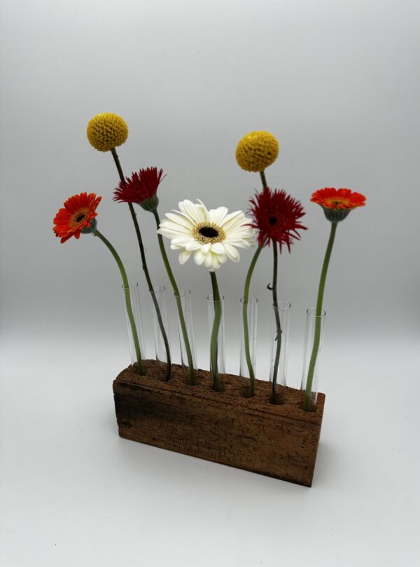 Blumen- & Kartenhalterung, 7 x Glas + Karte – Bild 2