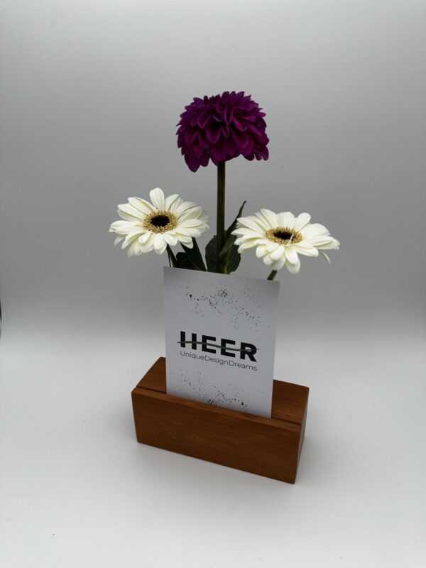 Blumen- & Kartenhalterung, 3 x Glas + Karte – Bild 9