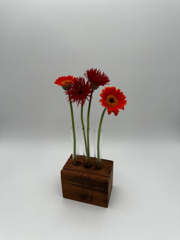 Blumen- & Kartenhalterung, 3 x Glas + Karte – Bild 4