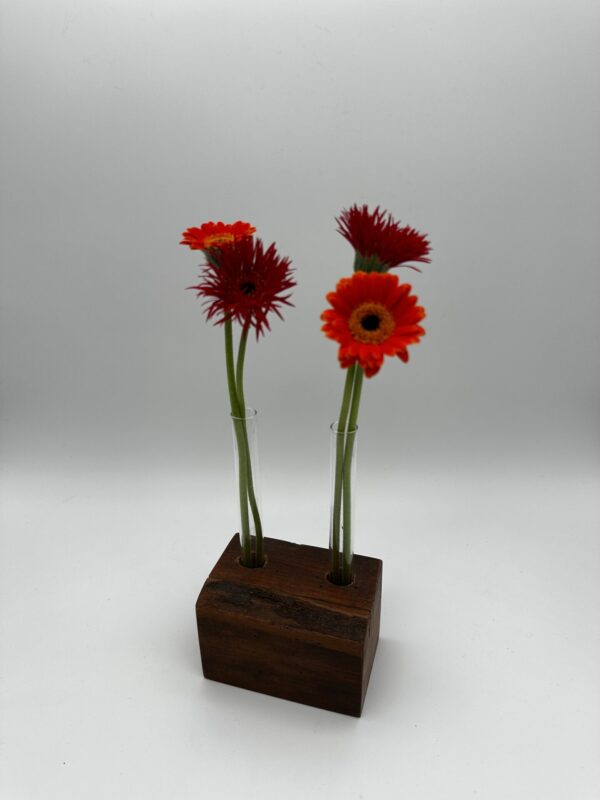 Blumen- & Kartenhalterung, 2 x Glas + Karte – Bild 2