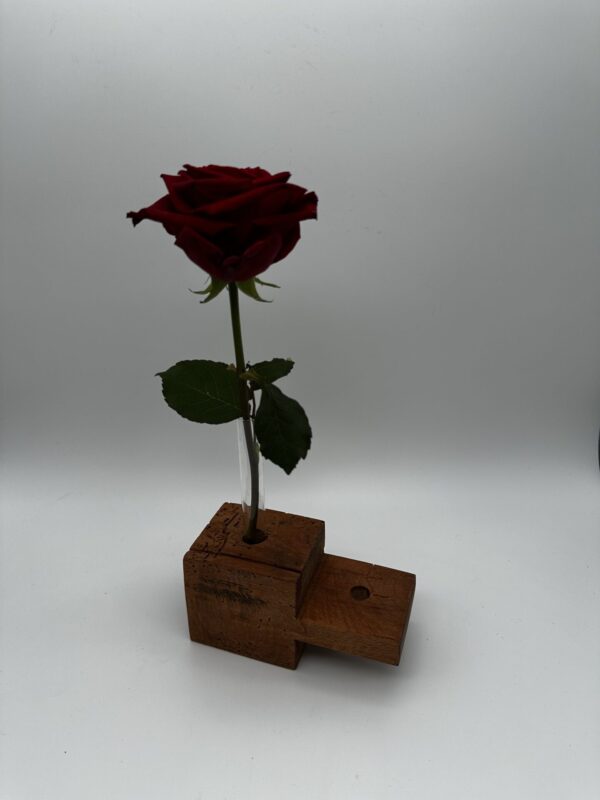 Blumen- & Kartenhalterung, 1 x Glas + Karte + Zapfen – Bild 4